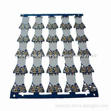 Blue Solder Mask Single-sided PCB with Immersion Gold